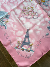 Load image into Gallery viewer, Hermes Silk Twill Scarf “Les Triples” by Nicole Lambert.