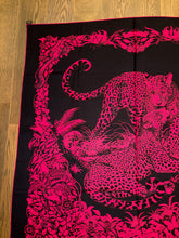 Load image into Gallery viewer, Hermes Cashmere and Silk GM Shawl « Jungle Love Tattoo » by Robert Dallet 140.