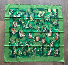 Load image into Gallery viewer, Hermes Silk Scarf “Concerto” Louis Clerc.