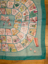 Load image into Gallery viewer, Hermes Silk Mousseline Scarf “Le Jeu des Petits Bonheurs” by Sophie de Seynes.