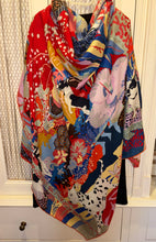 Load image into Gallery viewer, Hermes Cashmere and Silk GM Shawl «En Liberte !» by Carine Brancowitz 140.