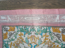 Load image into Gallery viewer, Hermes Silk Mousseline GM Shawl “Early America” by Françoise de la Perriere 140.