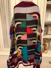 Load image into Gallery viewer, Hermes Cashmere/Silk Shawl “Rocabar” by Henri d&#39;Origny 140