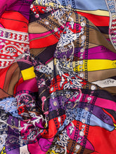 Load image into Gallery viewer, Hermes precious embroidered Silk Shawl “Pegase d’Hermes Au Bloc” 140