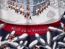 Load image into Gallery viewer, HERMÈS Silk Scarf “Noël Au 24 Faubourg” by Dimitri Rybaltchenko.