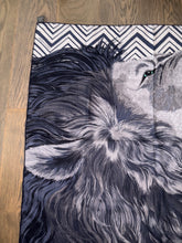 Load image into Gallery viewer, Hermes Cashmere and Silk GM Shawl “Roaaaaar!” by Alice Shirley.