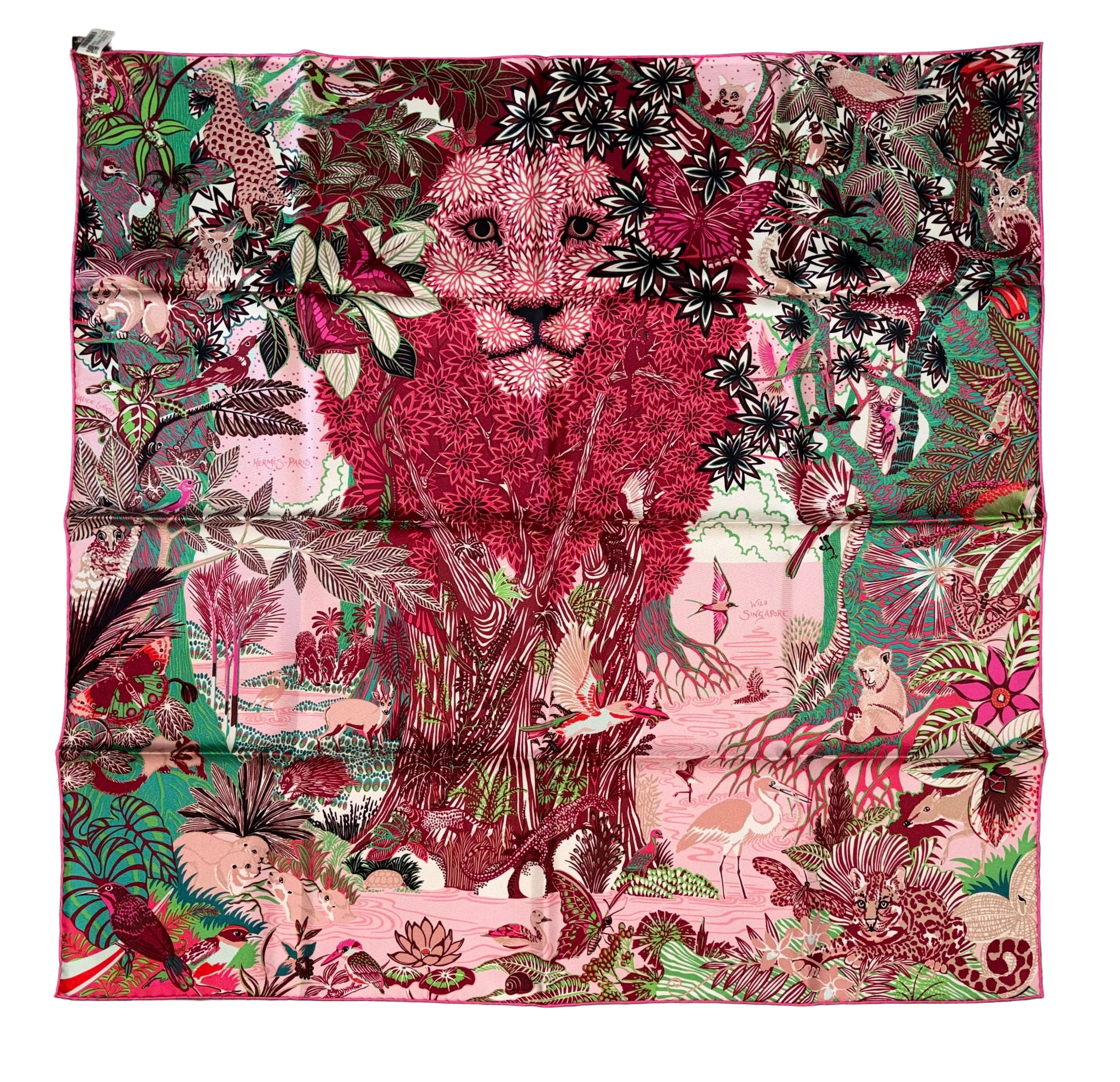 Hermes Silk Scarf “Wild Singapore“ by Alice Shirley – Hermes Emporium