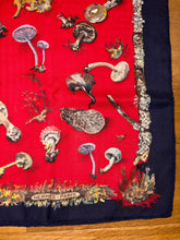 Load image into Gallery viewer, Hermes Cashmere and Silk GM Shawl « Champignons » by Anna Gavarni/Francoise de la Perriere