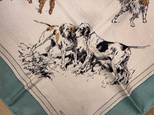 Load image into Gallery viewer, Hermes Silk Scarf «Race de chiens de chasse lI » by Karl Reille.