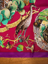 Load image into Gallery viewer, Hermes Silk Twill Scarf “Fauna et Flora du Texas” by Kermit Oliver.