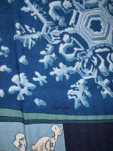 Load image into Gallery viewer, Hermes Cashmere and Silk GM Shawl “Neige d’Antan” by Cathy Latham 140.