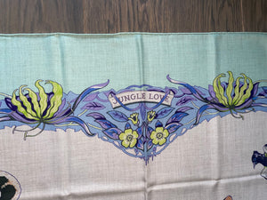 Hermes Cashmere and Silk GM Shawl “Jungle Love” by Robert Dallet 140.