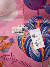 Load image into Gallery viewer, Hermes 100% Silk Twill Scarf “Tulipomanie” by Aline Honoré.
