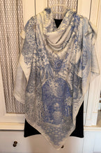 Load image into Gallery viewer, Hermes Cashmere and Silk GM Shawl “Le Jardin de Leila” by Francois Houtin 140