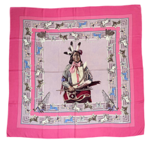 Load image into Gallery viewer, Hermes Cashmere and Silk Scarf “La Pani Shar Pawnee” by Kermit Oliver 140.