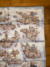 Load image into Gallery viewer, Hermes Silk Twill Scarf “Nuées Imaginaires” by Christine Henry.