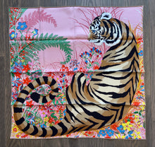Load image into Gallery viewer, Hermes Vintage Silk Scarf “Tyger Tyger” by Alice Shirley