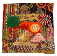 Load image into Gallery viewer, Hermes Cashmere/Silk GM Shawl “Acte III, Scene I, La Clairiere» by Edouard Baribeaud 140.