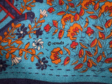 Load image into Gallery viewer, Hermes Cashmere and Silk GM Shawl “Piqué Fleuri de Provence” by Christine Henry 140.