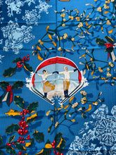 Load image into Gallery viewer, Hermes Cashmere and Silk GM Shawl “Neige d’Antan” by Cathy Latham 140.