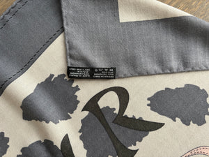 Hermes GM Cashmere Shawl “Monsieur et Madame” by Robert Dallet and Bali Barret 140.