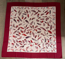 Load image into Gallery viewer, Hermes Cashmere/Silk GM Shawl “Plumes” by Henri de Linares 140