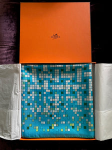 Hermes Silk Twill Scarf “Mosaïque au 24” by Benoît-Pierre Emery.