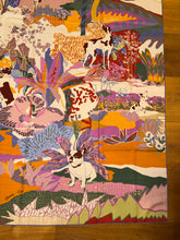 Load image into Gallery viewer, Hermes Cashmere and Silk GM Shawl «En Liberte !» by Carine Brancowitz 140.