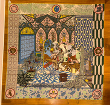 Load image into Gallery viewer, Hermes Cashmere and Silk GM Shawl «La Danse des Amazones» by Edouard Baribeaud 140.