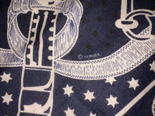 Load image into Gallery viewer, Hermes Cashmere/Silk GM Shawl “Eperon d’Or Bandana” by Henri d’Origny 140.