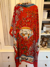 Load image into Gallery viewer, Hermes Cashmere and Silk GM Shawl “Neige d’Antan” by Cathy Latham 140