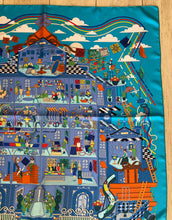 Load image into Gallery viewer, Hermes Silk Scarf “La Maison des Carres ” by Pierre Marie.