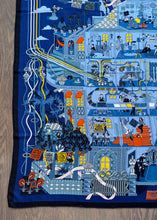 Load image into Gallery viewer, Hermes Cashmere and Silk GM Shawl “La Maison des Carres ” by Pierre Marie 140