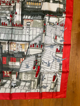 Load image into Gallery viewer, Hermes Silk Twill Scarf “Les toits de Paris” by Dimitri Rybaltchenko.