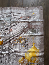 Load image into Gallery viewer, Hermes Silk Scarf “De Passage à Moscou” by  Nathalie Vialars.