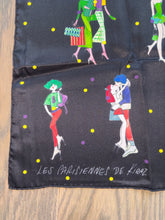 Load image into Gallery viewer, Hermes Vintage Silk Scarf “Les Parisiennes De Kiraz“ by Edmond Kiraz.
