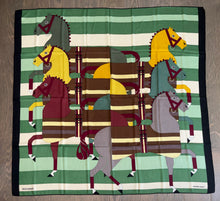 Load image into Gallery viewer, Hermes Cashmere/Silk Shawl “Rocabar” by Henri d'Origny 140