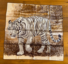 Load image into Gallery viewer, Hermes Silk Scarf Tigre Du Bengale by Robert Dallet