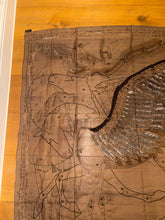 Load image into Gallery viewer, Exceptional beaded Hermès silk chiffon shawl “Le Pegase Lumiere” 140