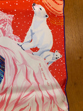 Load image into Gallery viewer, Hermes Silk Twill Scarf “Into the Canadian Wild » by Alice Shirley.