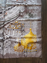 Load image into Gallery viewer, Hermes Silk Scarf “De Passage à Moscou” by  Nathalie Vialars.