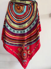 Load image into Gallery viewer, Hermes Cashmere and Silk Shawl “TOHU-BOHU” by Claudia Stuhlhofer-Mayr 140