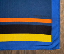 Load image into Gallery viewer, Hermes Cashmere/Silk Shawl “Cheval À La Couverture” by Jacques Eudel 140