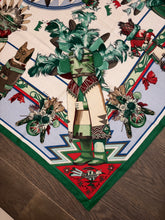 Load image into Gallery viewer, Hermes Cashmere/Silk Shawl “Kachinas” by Kermit Oliver 140