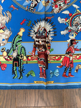Load image into Gallery viewer, Hermes Silk Scarf Kachinas by Kermit Oliver