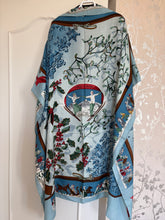 Load image into Gallery viewer, Hermes Cashmere and Silk GM Shawl “Neige d’Antan” by Cathy Latham 140