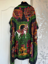 Load image into Gallery viewer, Hermes Cashmere/Silk GM Shawl “LA DANSE DU CHEVAL MARWARI” by Annie Faivre 140.