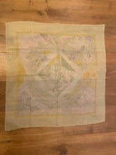 Load image into Gallery viewer, Hermes Silk Mousseline Scarf “Giverny” by Laurence Bourthoumieux.