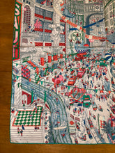 Load image into Gallery viewer, Hermes Silk Scarf “Le Grand Prix Du Faubourg” by Ugo Gattoni.