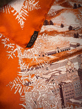 Load image into Gallery viewer, Hermes Silk Scarf “De Passage à Moscou” by  Nathalie Vialars.